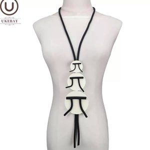 Black Rubber Necklace